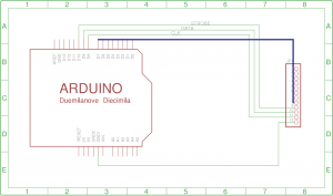 Интерфејсирање на arduino-то со контролата за матриците